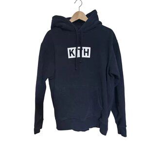 Kith Black Box Logo Hoodie Sweatshirt S Heavyweight 100% Cotton Thick Material